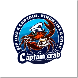 Captain crab Posters and Art